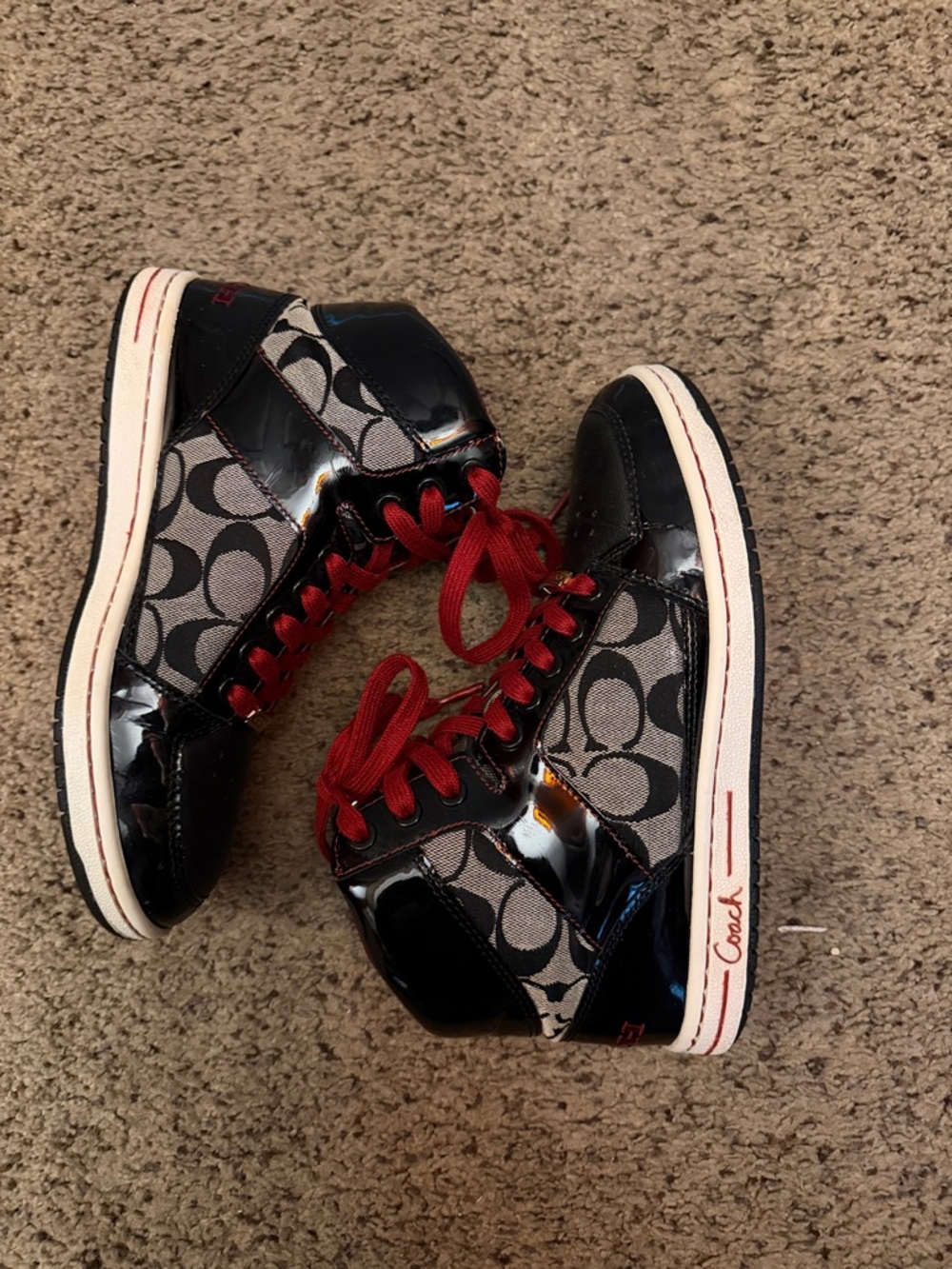 Coach Norra Signature High-Top Sneakers